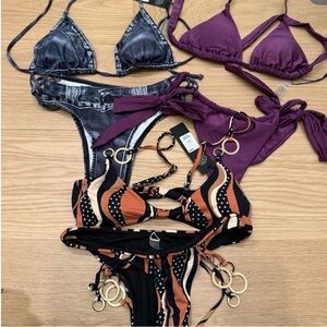 Fashion Nova sz small bikini lot brand new